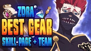 BUSTED Zora Build amp Guide Gear Sets Teams Skill Pages amp More Black Clover Mobile [upl. by Delmer]