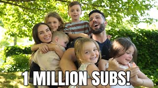 WE HIT 1 MILLION SUBSCRIBERS  OUR BIGGEST GIVEAWAY WE’VE EVER DONE [upl. by Keel]