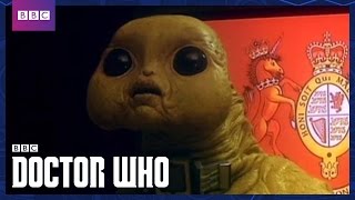 The Slitheen Unmasked  Aliens Of London  Doctor Who [upl. by Ahsieyn]