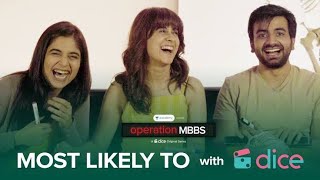 Whos More Likely To With the Cast Of Operation MBBS Season2 Dice MediaFun Moments Behind the Scene [upl. by Sherlock]