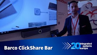 ISE 2024 Barco ClickShare Bar [upl. by Wald]