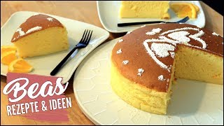 Japanischer Käsekuchen Rezept ツ Perfect Soufflé Cotton Cheesecake backen [upl. by Nadia]