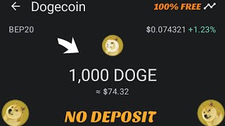 Earn Free 1000 Dogecoin With This Free Dogecoin Site [upl. by Enitsyrk517]