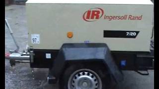 Ingersoll Rand 720 Mobile Compressor [upl. by Casimir938]