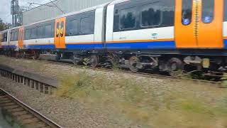 London train ride from Chingford Stn to Highams Park [upl. by Vanhomrigh]