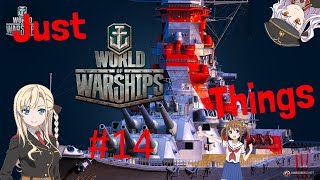 Just WoWs Things 14 HSF Musashi ReUpload [upl. by Mcgill]