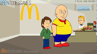 Fat Caillou Gets FATTERGrounded [upl. by Yknip402]