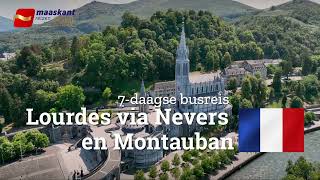 Lourdes via Nevers 7daagse comfortclass busreis 2023 [upl. by Enirtak]