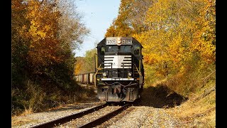 Chasing Coal Trains on the Kanawha River Railroad [upl. by Anawk]