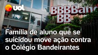 Colégio Bandeirantes Família de aluno que se suicidou move ação contra escola e pais dos envolvidos [upl. by Atlas]