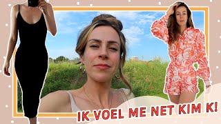 Van een tshirt een crop top maken amp hele leuke two piece shoplog 😍  Vlog 462 [upl. by Phila]