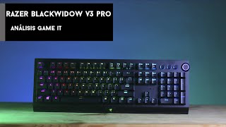 Razer Blackwidow V3 Pro review y unboxing en español GameIt ES [upl. by Saul]