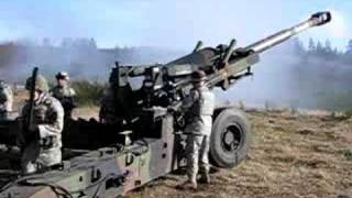 155mm howitzer US army firing some rounds [upl. by Sorkin]