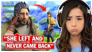 Pokimane gets Emotional over Random Duos Sad Life Story  Fortnite [upl. by Rie]