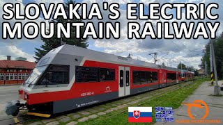 THE SCENIC HIGH TATRA ELECTRIC MOUNTAIN RAILWAY IN SLOVAKIA [upl. by Lednem]