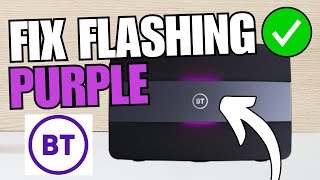 How To Fix BT Smart Hub Flashing Purple amp No Internet [upl. by Ayinat225]