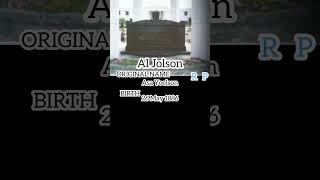 【visit to a grave】Al Jolson【Famous Memorial】rip gravestones [upl. by Jorin]