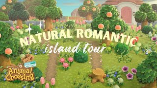 Natural Romantic Island Tour  Animal Crossing New Horizons [upl. by Llekcir]