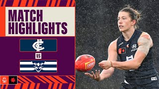 Carlton v Geelong Highlights  Week Three 2024  AFLW [upl. by Britton]