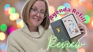 Louis Vuitton Pocket Agenda Refill 2022 Review amp Unboxing [upl. by Ahsinoj]