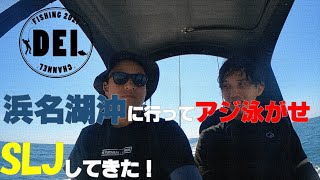 【スーパーライトジギング】【アジの泳がせ】いつもの 浜名湖 沖 に SLJ と泳がせに行ってきた！ [upl. by Asaert237]