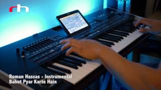 Roman Hassas Instrumental Keyboarding  Bahut Pyar Karte Hain [upl. by Willin]