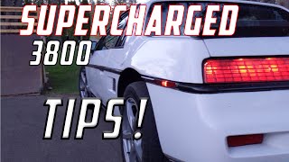 3800 Supercharged Fiero Tips amp Closer Look Part 1  Engine Swap [upl. by Ellehciram]