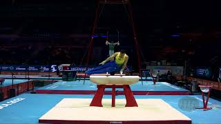 de SOUZA BITENCOURT Lucas BRA  2022 Artistic Worlds Liverpool GBR  Qualifications Pommel Hor [upl. by Urbanna]