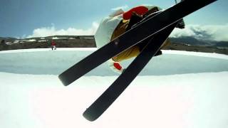 Camera embarquee sports GoPro HD 1080P ski freestyle [upl. by Nlycaj579]