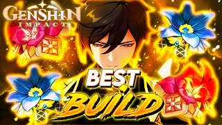 HOW TO BUILD ZHONGLI THE GEO KING NEW LEAKED GAMPLAYCHARACTER CARD INFO  Genshin Impact [upl. by Trill916]