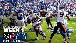 Houston Texans vs Indianapolis Colts  NFL 2024 Week 1 Game Highlights [upl. by Witt]