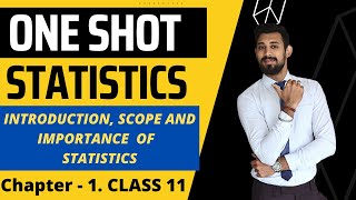 Meaning Scope and Importance of Statistics  Chapter 1  Introduction  Class 11  One Shot [upl. by Anaib]