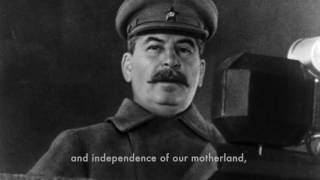 Stalins victory broadcast to the Soviet people 9 May 1945 Subtitled [upl. by Damales]