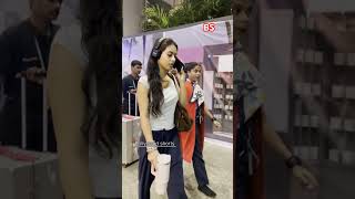 Nysa Devgan spotted at airport bollywood bollywoodactor explorepage fashion [upl. by Bathsheeb]