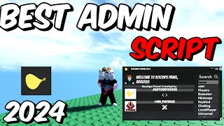 OP Admin Script Roblox 2024  New Admin Script Rochips Panel V64 Works All Games Roblox [upl. by Ainerol]