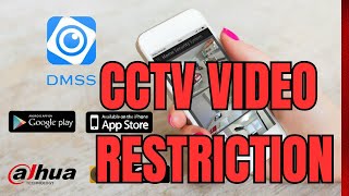 How to Restrict Users from your CCTV camera footage on DMSS APP  Dahua [upl. by Annazus307]