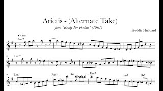 Freddie Hubbard  Arietis Alternate Take Solo Transcription [upl. by Alderson892]