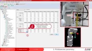 Programowanie robotów MELFA – Lekcja 31 – Parametry Weight and Size [upl. by Eldoria]