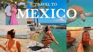 travel with me to mexico sunrise swims all inclusive resort snorkeling [upl. by Cuthburt46]