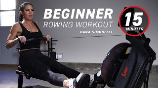 Beginner Rowing Workout  BASIC INTERVAL TRAINING  15 Minutes [upl. by Glennie]