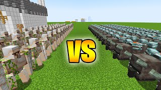 60 IRON GOLEMS VS 60 RAVENGER⚔️IN MINECRAFT  INTENSE FIGHT Dark Life Gamer  Must Watch💥 [upl. by Yuk]