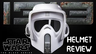 BLACK SERIES SCOUT TROOPER HELMET REVIEW 1313 PODCAST [upl. by Sivek]