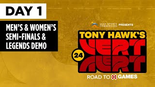 Tony Hawks Vert Alert Road to X Games  Day 1 LIVESTREAM  X Games [upl. by Golanka]