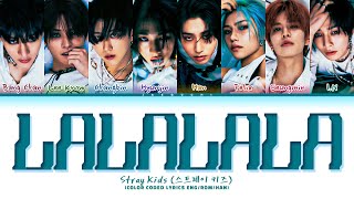 Stray Kids 락 樂 LALALALA Lyrics Color Coded Lyrics [upl. by Nannette]