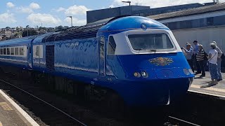 43055 amp 43059 arrive into Paignton working 5Z45 1550 Goodrington CHS to Paignton [upl. by Carlynn199]