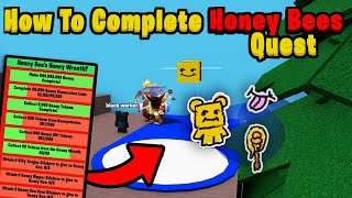 How to Complete Honey Bears Beesmas Quest  Bees Swarm Simulator [upl. by Kemble]