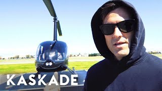 Kaskades Helicopter Ride From LA to Omnia San Diego [upl. by Airdnat223]