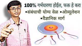 पाळी नंतर किती दिवसाने संबंध ठेवावे  Ovulation day fertile period गर्भधारणा  मराठी [upl. by Applegate]