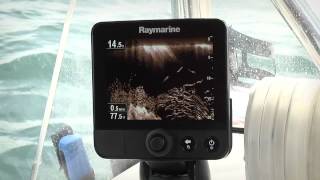 Raymarine Dragonfly Sonar GPS Sea Trial [upl. by Cirdec]