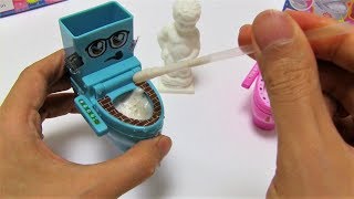 DIY Japanese Candy 280 DC Conan Toilet Candy New Moco Moco Mocolet [upl. by Zzahc]